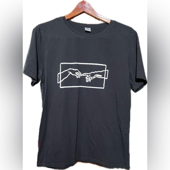 Tops - Creation of Adam graphic novelty tee size large EUC